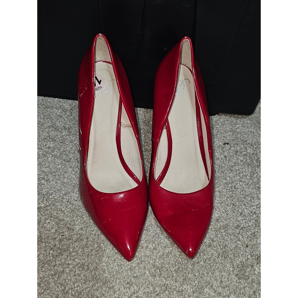 Red Derek Geart high heel pumps cute sz 10